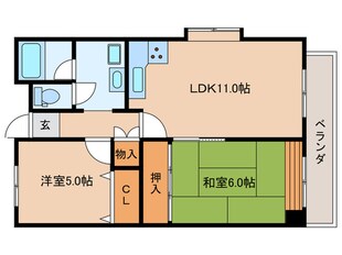 アンサンブル大山西の物件間取画像